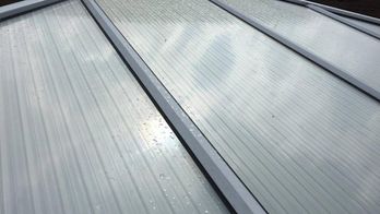 A clean conservatory roof
