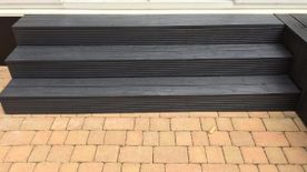 decking steps that have been painted