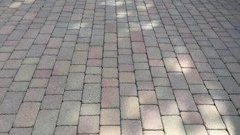 block paving that has been cleaned by our team