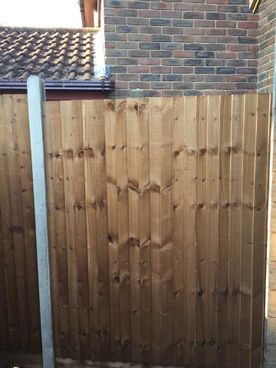 Fencing that has been installed by our team