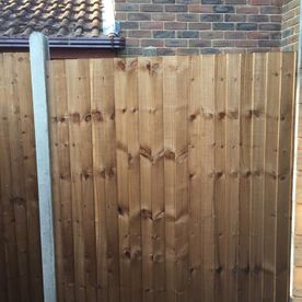 Fencing that has been installed by our team